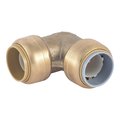 Sharkbite Push to Connect 3/4 in. PTC X 3/4 in. D PTC Brass 90 Degree Elbow U4256LFA